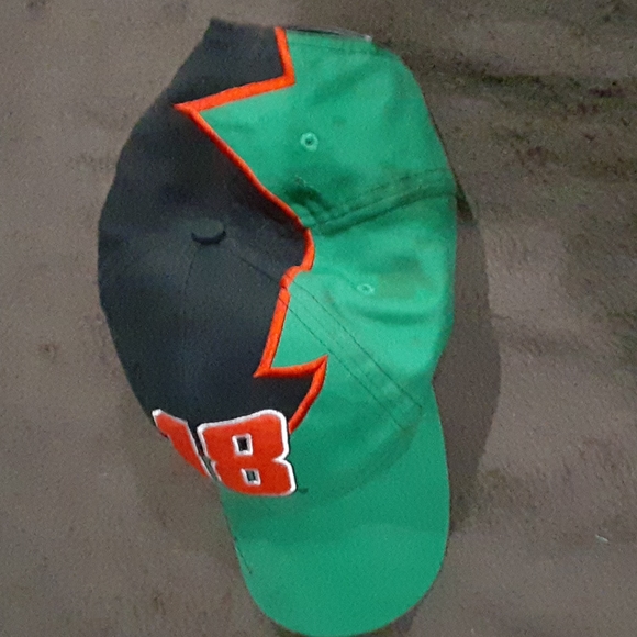 Vintage 00's NASCAR Bobby Labonte 18 Interstate Batteries Hat - Picture 3 of 7